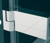 Ronal SanSwiss Pur PUR1 Drzwi jednoczęściowe wymiar specjalny profil chrom szkło Satyna Prawe PUR1DSM11049
